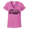 Ladies Heavy Cotton™ 100% Cotton V-Neck T-Shirt Thumbnail