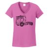 Ladies Heavy Cotton™ 100% Cotton V-Neck T-Shirt Thumbnail