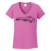 Ladies Heavy Cotton™ 100% Cotton V-Neck T-Shirt Thumbnail