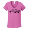 Ladies Heavy Cotton™ 100% Cotton V-Neck T-Shirt Thumbnail