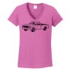Ladies Heavy Cotton™ 100% Cotton V-Neck T-Shirt Thumbnail