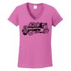 Ladies Heavy Cotton™ 100% Cotton V-Neck T-Shirt Thumbnail