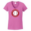 Ladies Heavy Cotton™ 100% Cotton V-Neck T-Shirt Thumbnail