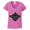 Ladies Heavy Cotton™ 100% Cotton V-Neck T-Shirt Thumbnail