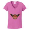 Ladies Heavy Cotton™ 100% Cotton V-Neck T-Shirt Thumbnail