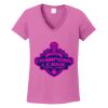 Ladies Heavy Cotton™ 100% Cotton V-Neck T-Shirt Thumbnail
