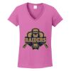 Ladies Heavy Cotton™ 100% Cotton V-Neck T-Shirt Thumbnail