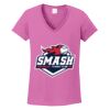 Ladies Heavy Cotton™ 100% Cotton V-Neck T-Shirt Thumbnail