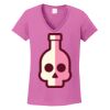 Ladies Heavy Cotton™ 100% Cotton V-Neck T-Shirt Thumbnail