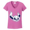Ladies Heavy Cotton™ 100% Cotton V-Neck T-Shirt Thumbnail