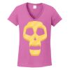 Ladies Heavy Cotton™ 100% Cotton V-Neck T-Shirt Thumbnail