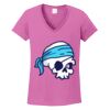 Ladies Heavy Cotton™ 100% Cotton V-Neck T-Shirt Thumbnail