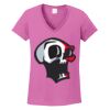 Ladies Heavy Cotton™ 100% Cotton V-Neck T-Shirt Thumbnail
