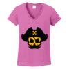 Ladies Heavy Cotton™ 100% Cotton V-Neck T-Shirt Thumbnail