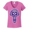 Ladies Heavy Cotton™ 100% Cotton V-Neck T-Shirt Thumbnail