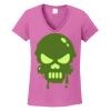 Ladies Heavy Cotton™ 100% Cotton V-Neck T-Shirt Thumbnail