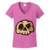 Ladies Heavy Cotton™ 100% Cotton V-Neck T-Shirt Thumbnail