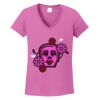 Ladies Heavy Cotton™ 100% Cotton V-Neck T-Shirt Thumbnail