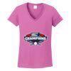 Ladies Heavy Cotton™ 100% Cotton V-Neck T-Shirt Thumbnail