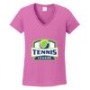 Ladies Heavy Cotton™ 100% Cotton V-Neck T-Shirt Thumbnail