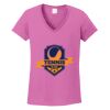 Ladies Heavy Cotton™ 100% Cotton V-Neck T-Shirt Thumbnail