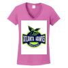Ladies Heavy Cotton™ 100% Cotton V-Neck T-Shirt Thumbnail