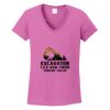 Ladies Heavy Cotton™ 100% Cotton V-Neck T-Shirt Thumbnail