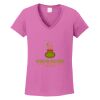 Ladies Heavy Cotton™ 100% Cotton V-Neck T-Shirt Thumbnail