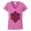 Ladies Heavy Cotton™ 100% Cotton V-Neck T-Shirt Thumbnail