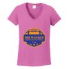 Ladies Heavy Cotton™ 100% Cotton V-Neck T-Shirt Thumbnail