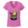 Ladies Heavy Cotton™ 100% Cotton V-Neck T-Shirt Thumbnail