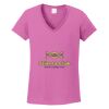 Ladies Heavy Cotton™ 100% Cotton V-Neck T-Shirt Thumbnail