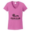 Ladies Heavy Cotton™ 100% Cotton V-Neck T-Shirt Thumbnail