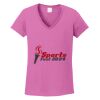 Ladies Heavy Cotton™ 100% Cotton V-Neck T-Shirt Thumbnail