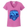 Ladies Heavy Cotton™ 100% Cotton V-Neck T-Shirt Thumbnail