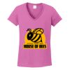 Ladies Heavy Cotton™ 100% Cotton V-Neck T-Shirt Thumbnail