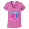 Ladies Heavy Cotton™ 100% Cotton V-Neck T-Shirt Thumbnail