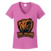 Ladies Heavy Cotton™ 100% Cotton V-Neck T-Shirt Thumbnail