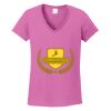 Ladies Heavy Cotton™ 100% Cotton V-Neck T-Shirt Thumbnail
