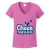 Ladies Heavy Cotton™ 100% Cotton V-Neck T-Shirt Thumbnail