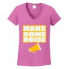 Ladies Heavy Cotton™ 100% Cotton V-Neck T-Shirt Thumbnail
