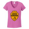 Ladies Heavy Cotton™ 100% Cotton V-Neck T-Shirt Thumbnail
