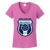 Ladies Heavy Cotton™ 100% Cotton V-Neck T-Shirt Thumbnail