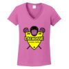 Ladies Heavy Cotton™ 100% Cotton V-Neck T-Shirt Thumbnail