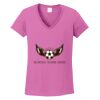 Ladies Heavy Cotton™ 100% Cotton V-Neck T-Shirt Thumbnail