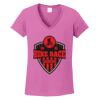 Ladies Heavy Cotton™ 100% Cotton V-Neck T-Shirt Thumbnail