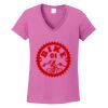 Ladies Heavy Cotton™ 100% Cotton V-Neck T-Shirt Thumbnail