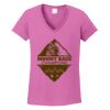 Ladies Heavy Cotton™ 100% Cotton V-Neck T-Shirt Thumbnail