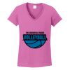 Ladies Heavy Cotton™ 100% Cotton V-Neck T-Shirt Thumbnail