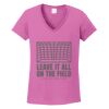 Ladies Heavy Cotton™ 100% Cotton V-Neck T-Shirt Thumbnail